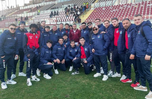 Amichevole di calcio, allo stadio "Granillo" di Reggio Calabria, tra l'Asd Atletico Raddusa e l’Under 19 della Reggina Calcio 1914